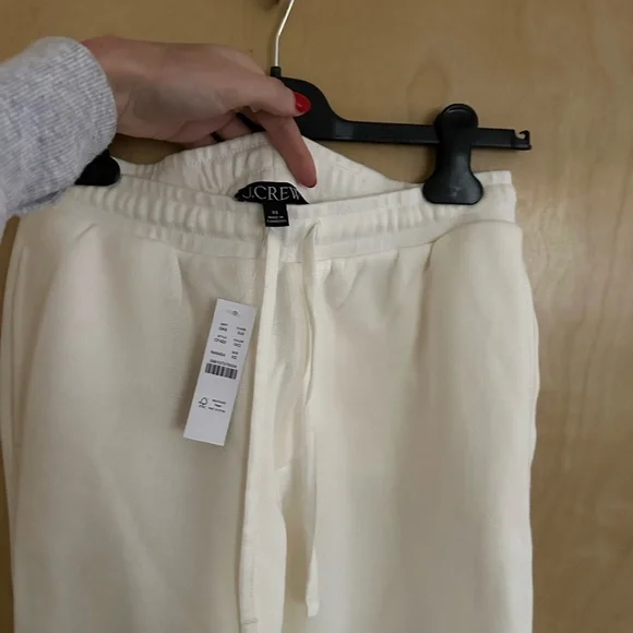 J. Crew Cream Wide Leg Pants - Picture 3 of 5